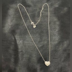 Swarovski Heart Necklace. Swarovski Crystal.